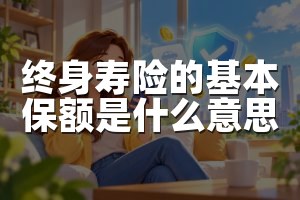 终身寿险的基本保额是什么意思