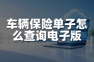 车辆保险单子怎么查询电子版