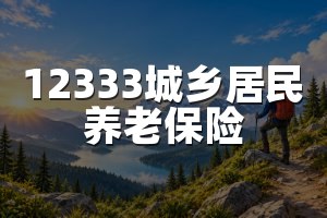 12333城乡居民养老保险