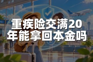 重疾险交满20年能拿回本金吗