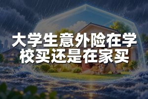 大学生意外险在学校买还是在家买