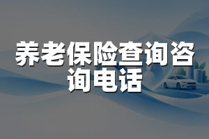养老保险查询咨询电话