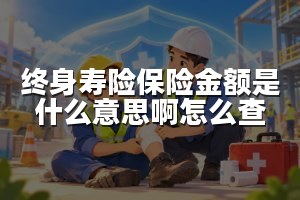 终身寿险保险金额是什么意思啊怎么查