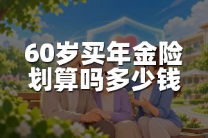 60岁买年金险划算吗多少钱