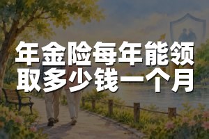 年金险每年能领取多少钱一个月