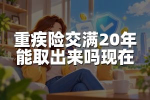重疾险交满20年能取出来吗现在