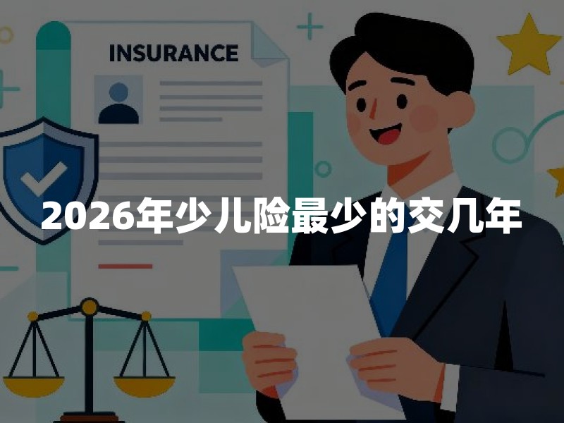 2026年少儿险最少的交几年？少儿保险缴费年限一文讲清
