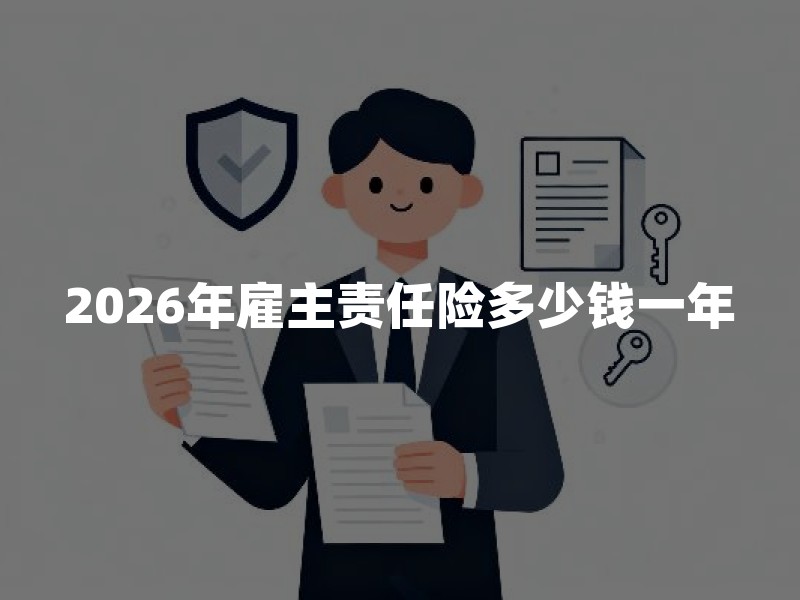 2026年雇主责任险多少钱一年？保费怎么算才划算
