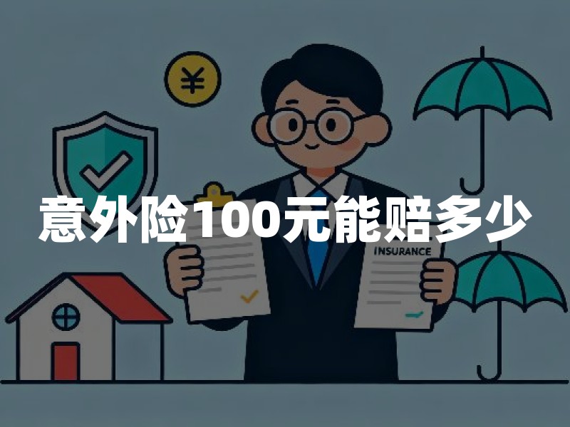 意外险100元能赔多少？2026年意外险赔付范围和保额详解