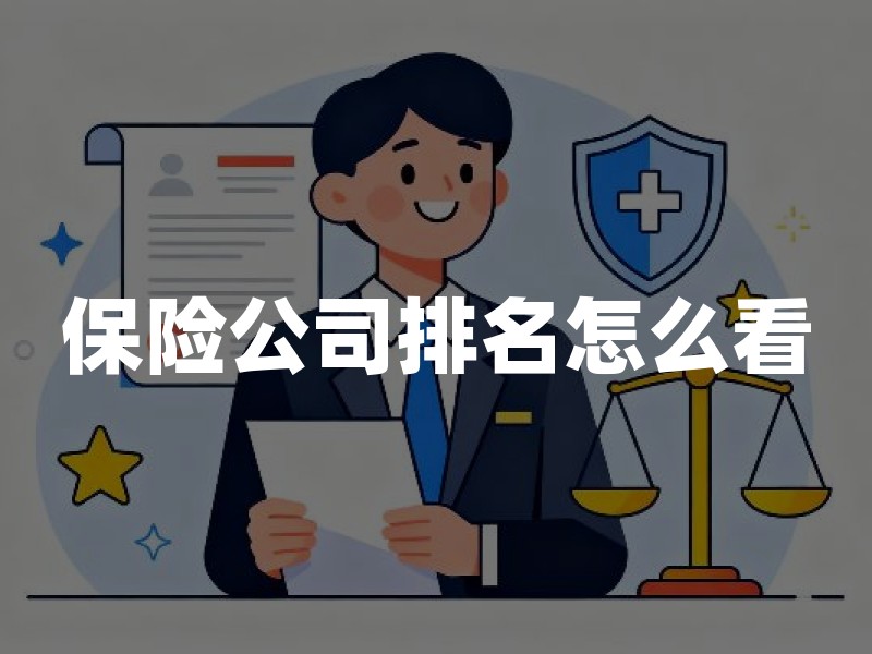 保险公司排名怎么看？别只盯保费收入，这几个数据更值得参考