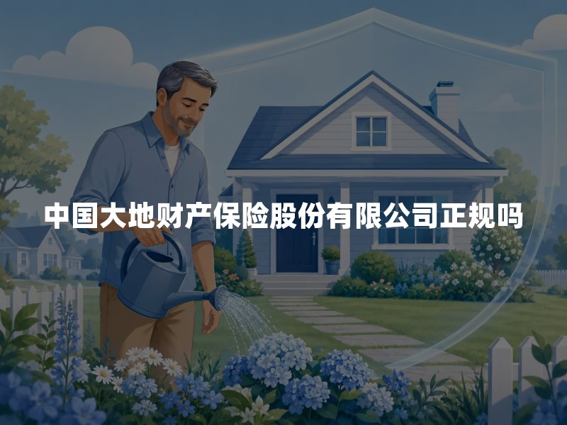 中国大地财产保险股份有限公司正规吗？主体背景、监管口径与投保核验清单