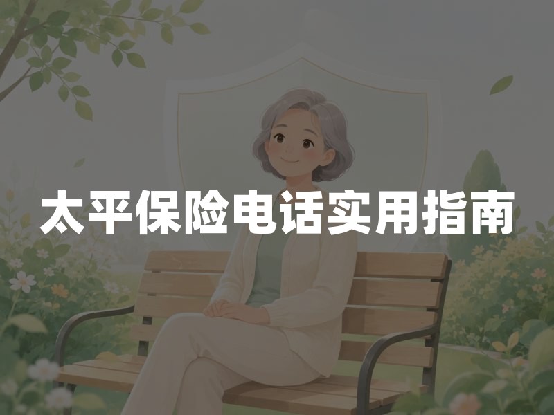 太平保险电话实用指南：官方客服热线及家庭保障咨询技巧