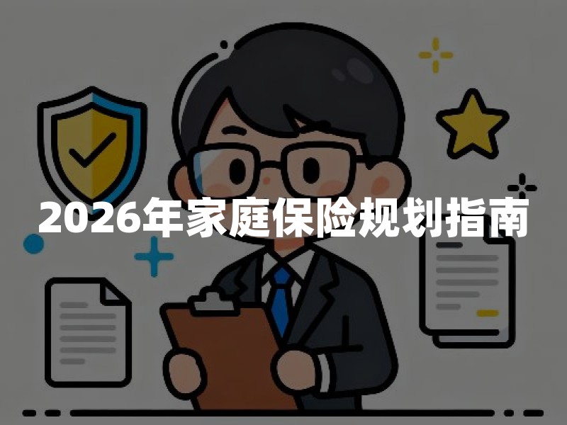 2026年家庭保险规划指南：从成员、预算、风险缺口三方面构建保障体系