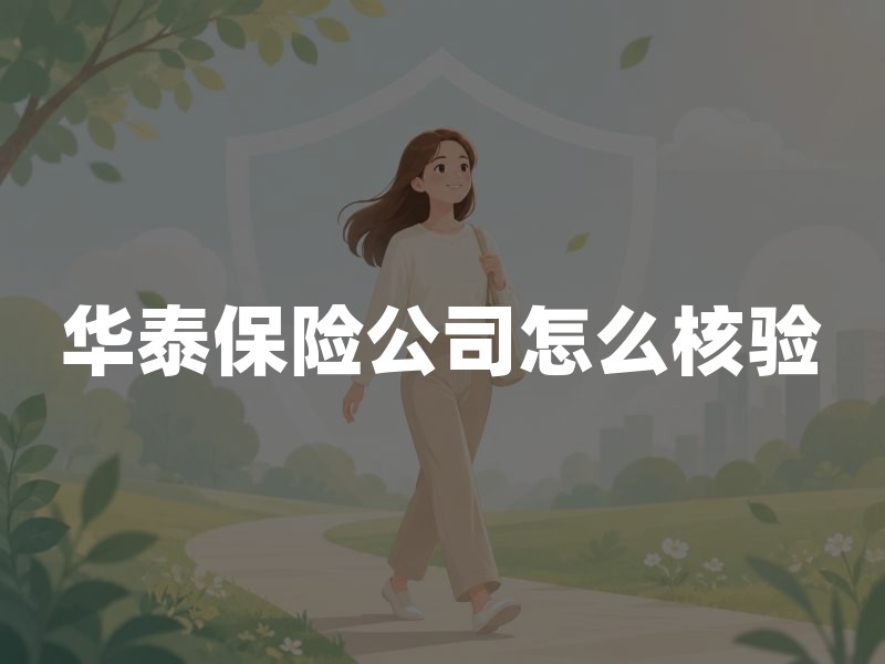 华泰保险公司怎么核验？承保主体、偿付能力与条款备案查询指南