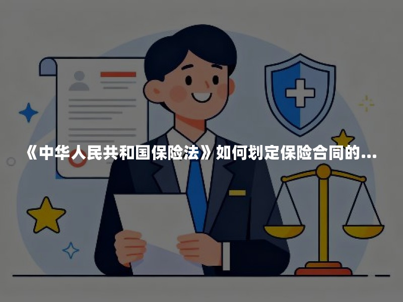 《中华人民共和国保险法》如何划定保险合同的权利义务边界