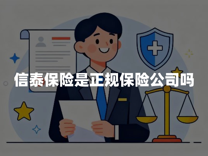信泰保险是正规保险公司吗？从监管公开信息看核验要点