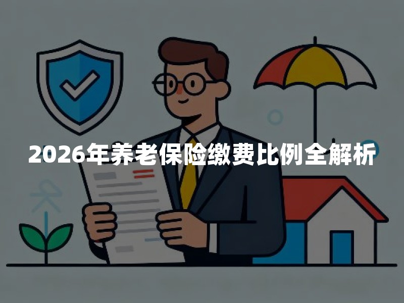2026年养老保险缴费比例全解析：职工、灵活就业、城乡居民各缴多少？