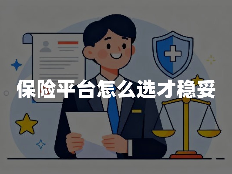 保险平台怎么选才稳妥？先看持牌、适配与留痕