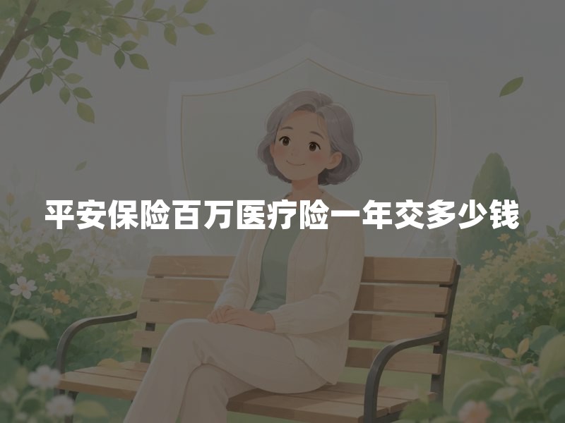 平安保险百万医疗险一年交多少钱：保费口径、影响因素与查询方法