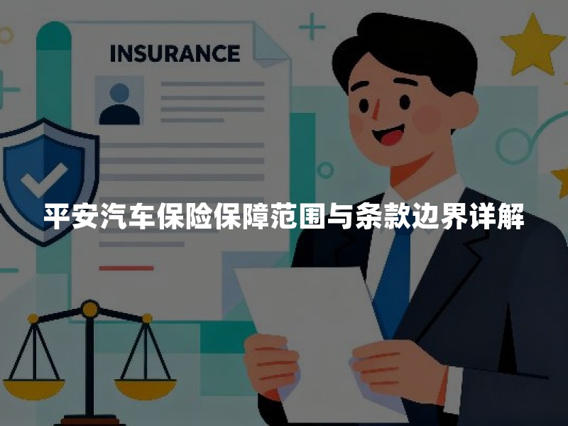 平安汽车保险保障范围与条款边界详解