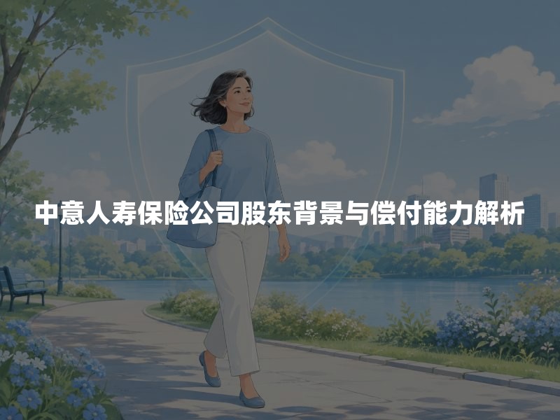 中意人寿保险公司股东背景与偿付能力解析