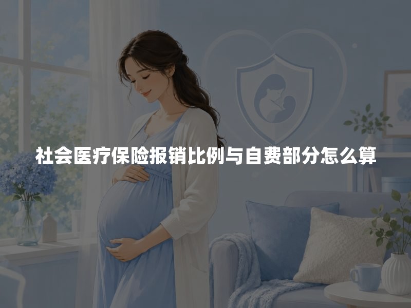 社会医疗保险报销比例与自费部分怎么算