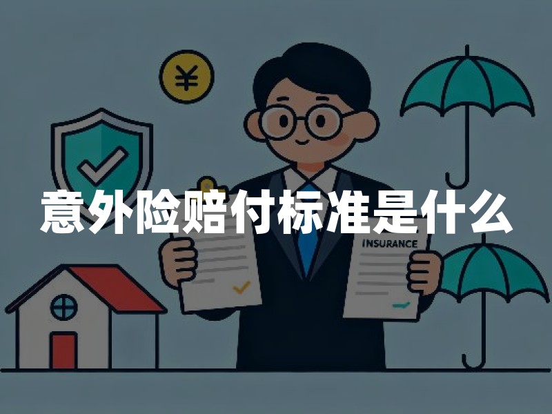 意外险赔付标准是什么？2026年意外险身故、伤残及医疗赔付标准详解
