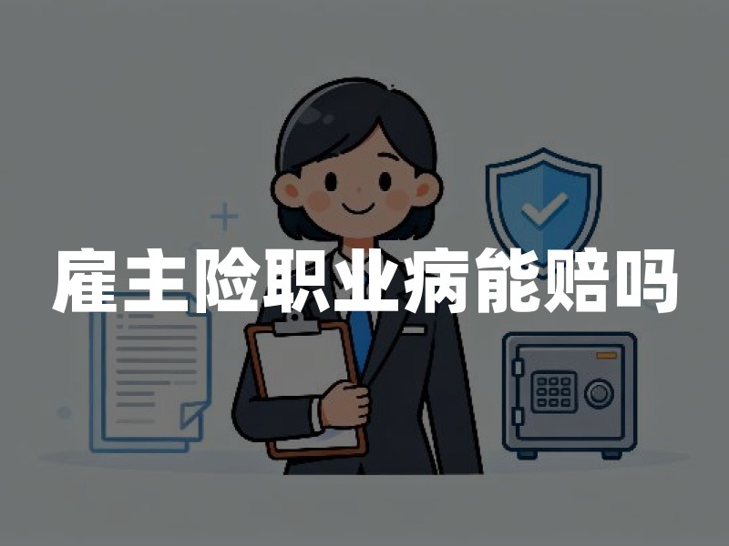 雇主险职业病能赔吗？2026年雇主责任险职业病赔付范围及认定条件