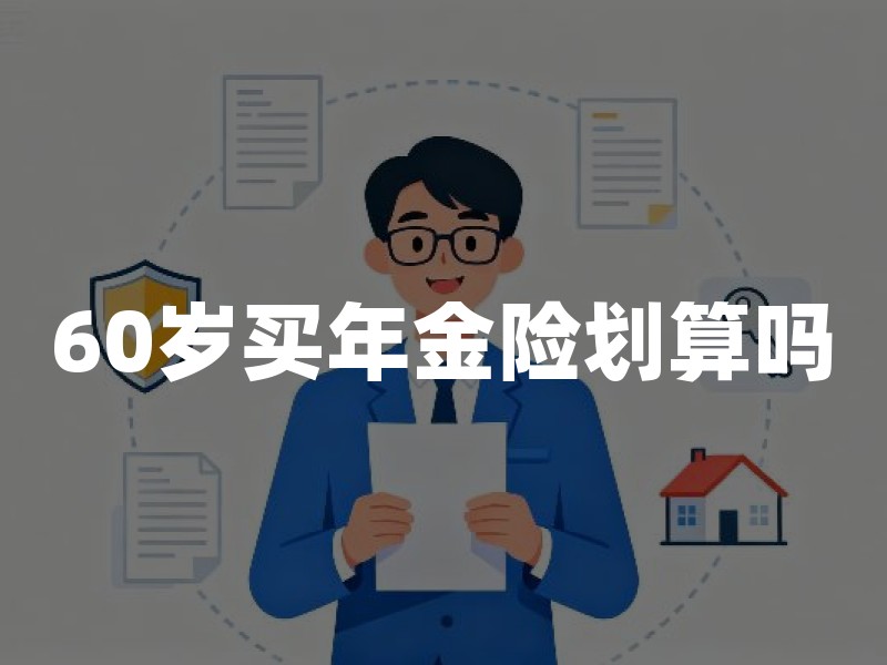60岁买年金险划算吗？2026年年金险投保解读
