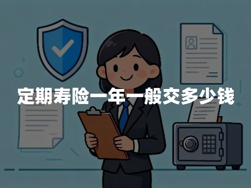 定期寿险一年一般交多少钱？2026定期寿险价格表