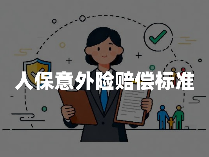 人保意外险赔偿标准(2026年最新权威解答)
