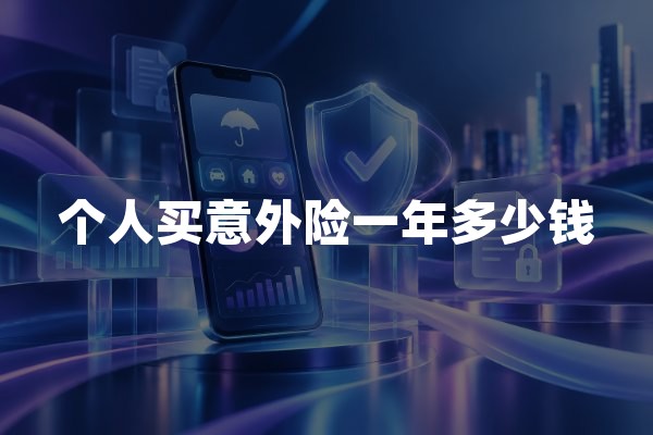 个人买意外险一年多少钱？2026年不同保障方案价格参考